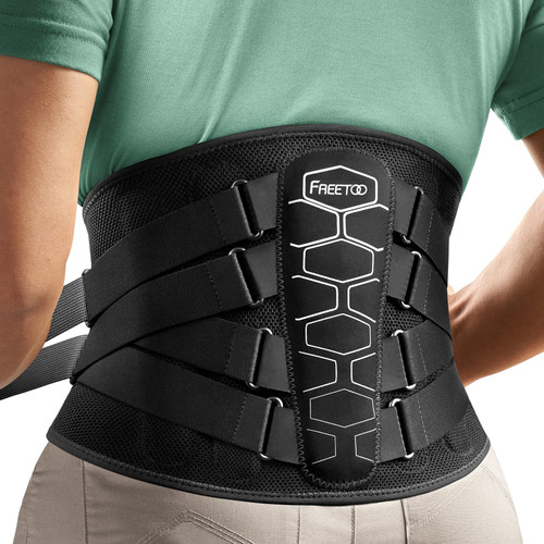 Back Braces for Lower Back Pain Relief with Pulley System,Lumbar Support Belt for Men & Women with Lumbar Pad, Ergonomic Design and Soft Breathable 3D Knit Material,for Herniated Disc,Sciatica