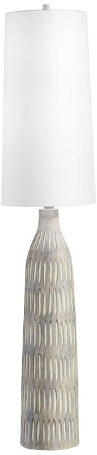 66 1/2" Tall Faux Wood Organic Modern Floor Lamp