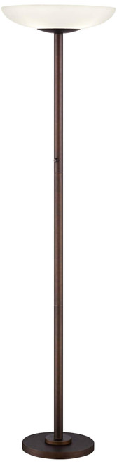 Light Blaster 72" Tall Bronze 4-Light Torchiere Floor Lamp