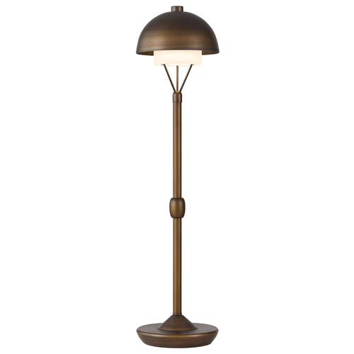 Cordless Modern Desk Lamp, Rechargeable Battery, Brown Bronze