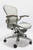 Herman Miller Aeron Chair, Mineral, Size B, All Features, Fully Adjustable Arms, Tilt Limiter and Seat Angle, Adjustable Lumbar Pad