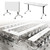 Conference Room Table, Folding Training Table, Mobile Meeting Station with Silent Wheels, Flip Top Large Meeting Seminar Desk, for Office, Company, School, Classroom (1, B, 47in)