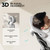 Air Ergonomic Office Chair, Big and Tall Office Chair - with 3-Zone Dynamic Lumbar Support, 3D Adjustable Headrest, 3D Adjustable Armrests, Swivel, Grey(No Footrest)