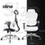 ErgoPro Ergonomic Office Chair with 4D Adjustable Armrest, 3D Lumbar Support and Blade Wheels - Mesh Computer Gaming Rolling Desk Executive Swivel Home Chair (White)
