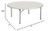 Round Commercial-Grade Premium Industrial Folding Table, Heavy-Duty Blow-Molded Design with Thick Top and 17-Gauge Steel Frame (71" Diameter, Speckled Gray Top)