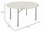 Round Commercial-Grade Premium Industrial Folding Table, Heavy-Duty Blow-Molded Design with Thick Top and 17-Gauge Steel Frame (48" Diameter, Speckled Gray Top)