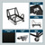 Stack Chair Dolly, Premium Commercial Heavy Duty Steel Cart with Wheels (Vertical Stacking Cradle, Fits OEF8500 and Most Stacking & Sled Chairs, 1375 lb, Swivel Casters)