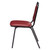 Banquet Chairs Premium Commercial Seating (4 Pack, Vinyl, Pleasant Burgundy, Black Frame)