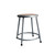 Premium Commercial-Grade All-Purpose Round Stool (18-inch Height, Gray Frame, Masonite Wood Seat)