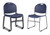 Ultra Compact Commercial Stack Chair (Navy Blue, 4-Pack)