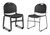 Ultra Compact Commercial Stack Chair (Simple Black, 4-Pack)