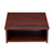 Commercial-Grade Tabletop Lectern with Storage Shelf (Mahogany, High-Pressure Laminate Top)