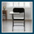 Heavy-Duty Folding Chairs with Tablet Arm, Steel Frame, Writing Surface, Dual Braces (2-Pack, Black, Right Handed)