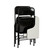 Heavy-Duty Folding Chairs with Tablet Arm, Steel Frame, Writing Surface, Dual Braces (2-Pack, Black, Left Handed)