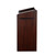 Mobile Floor Lectern with Side Shelf And Keyboard Tray, Mahogany
