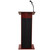 CoreSound Pro Series Floor-Standing Sound Lectern (No Microphone, AC Powered, Mahogany Finish)