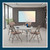 Heavy-Duty Premium Fabric Padded Upholstery Double-Hinged Folding Chairs (4-Pack, Honey Brown)