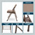 Heavy-Duty Premium Fabric Padded Upholstery Double-Hinged Folding Chairs (4-Pack, Honey Brown)