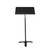 Portable, Height Adjustable Metal Music Sheet Stand, Black