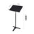 Portable, Height Adjustable Metal Music Sheet Stand, Black