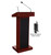CoreSound Podium Series Sound Lectern (Wireless Headworn Microphone, AC Powered, Mahogany)