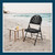 Premium Heavy-Duty Plastic Folding Chairs, Commercial Fanback Event Chairs with Triple Brace and 500 lb Capacity (4-Pack, Black Plastic with Black Frame)