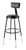 Premium Commercial-Grade All-Purpose Round Stool with Backrest (Height-Adjustable, 24–32 inch Range, Black Frame, Vinyl Padded Seat, 2-Pack)