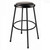 Premium Commercial-Grade All-Purpose Round Stool (30-inch Height, Black Frame, Vinyl Padded Seat, 2-Pack)