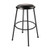 Premium Commercial-Grade All-Purpose Round Stool (30-inch Height, Black Frame, Vinyl Padded Seat, 2-Pack)