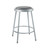 Premium Commercial-Grade All-Purpose Round Stool (24-inch Height, Gray Frame, Vinyl Padded Seat, 2-Pack)
