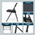 Heavy-Duty Premium Fabric Padded Upholstery Double-Hinged Triple-Braced Folding Chairs (4-Pack, Classic Black)