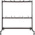 Folding Chair Cart – Heavy-Duty Two-Tier Steel Dolly Rack with Wheels (84 Chairs, Standard Height, Hanging Storage)