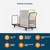 Folding Chair Dolly – Heavy-Duty Steel Cart (35-Chair Capacity, Vertical Stacking, Fits Most Standard Folding Chairs)