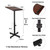 CoreRise Series Commercial-Grade Height-Adjustable Lectern Stand (Mahogany)