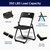 10 Pack Black Plastic Folding Chairs, Lightweight Foldable Chair with 350lbs Capacity, Portable Seat with Sturdy Steel Frame for Indoor & Outdoor Use