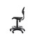 Height Adjustable Polyurethane Industrial Stool (Black, Armless, Stool Height)