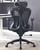 Ergonomic Office Desk Chair, Comfortable Computer Gaming Chair, Breathable Mesh Back & Seat, Adjustable Armrest & Headrest, Lumbar Support, Butterfly Design for Home Office (Black)