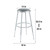 Premium Commercial-Grade All-Purpose Round Stool (Height-Adjustable, 24–32 inch Range, Gray Frame, Vinyl Padded Seat, 2-Pack)