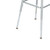 Premium Commercial-Grade All-Purpose Square Stool (Height-Adjustable, 30–38 inch Range, Gray Frame, Masonite Wood Seat, 2-Pack)