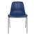 Commercial-Grade Polypropylene Shell Stack Chair (Blue, 4-Pack)