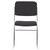 Commercial-Grade Fabric Padded Stack Chair (Black, 2-Pack)