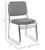 Commercial-Grade Fabric Padded Stack Chair (Classic Gray, 2-Pack)