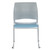 Commercial Stack Chair (Vinyl Padded Seat and Back, Gray Blue, Gray Frame, 4-Pack)