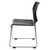 Commercial Stack Chair (Hard Plastic Seat and Back, Black, Chrome Frame, 4-Pack)