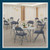 Premium Fabric Padded All Steel Folding Chairs, Comfort Cushioned Seat & Back for Meeting Office Training Rooms (4-Pack, Cosmic Blue)