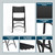 High Back Folding Chairs, Blow-Molded Polyethylene Commercial-Grade Seating for Indoor and Outdoor Use, 500 lb Weight Capacity, 4-Pack (Black)