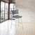 Blow Molded Bistro Stool, Grey