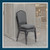 Silhouette Back Upholstered Stackable Banquet Chairs Premium Commercial Seating (2 Pack, Fabric, Natural Greystone, Black Santex Frame)