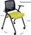 2 Pack Foldable Office Chairs with Wheels, Mesh Back, Arms and Portable - Folding Office Chairs for Conference Room Chair, Office Guest & Reception & Meeting Chair - (Green) 300 lbs.