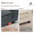 88" Modular Sectional Sofa, L Shaped Couches for Living Room, Comfy Cloud Couch with Ottoman, 3-Seater Deep Seat Sofa with Throw Pillow, Chenille Blue